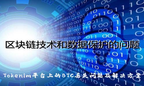 Tokenim平台上的BTC丢失问题及解决方案